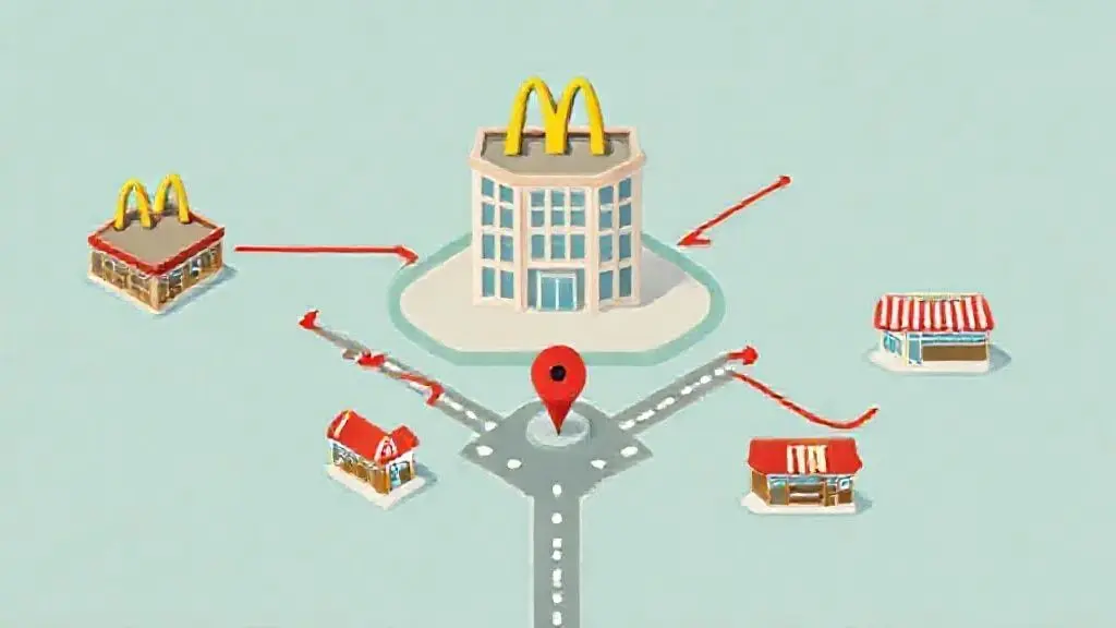 천재적 발상: 햄버거가 아닌 '땅'을 팔아라