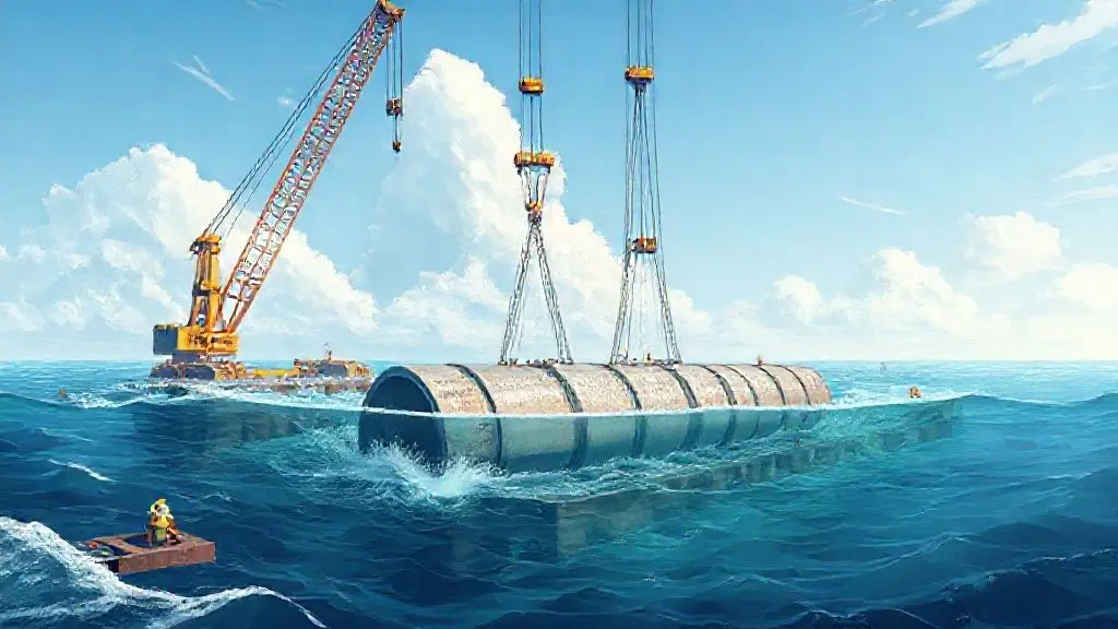 2. 바다 한가운데, 기지를 건설하다: 경이로운 '가물막이 공법'