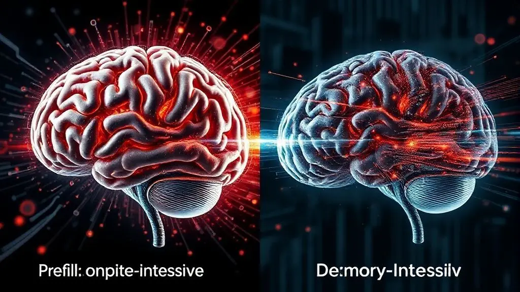 AI의 두뇌 활동: '프리필'과 '디코드'의 차이