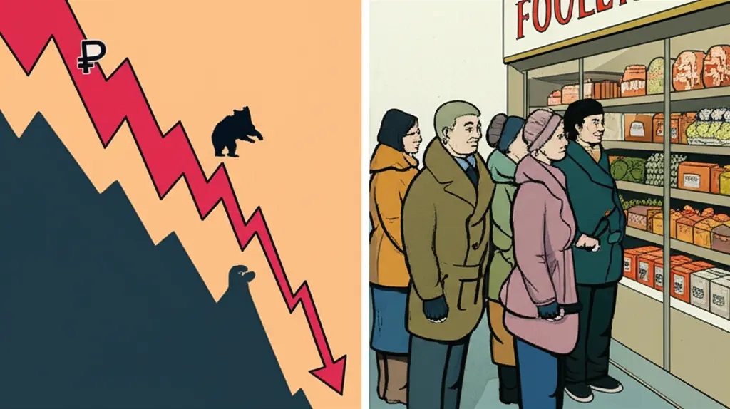 내부로부터의 붕괴? 러시아 경제의 경고음