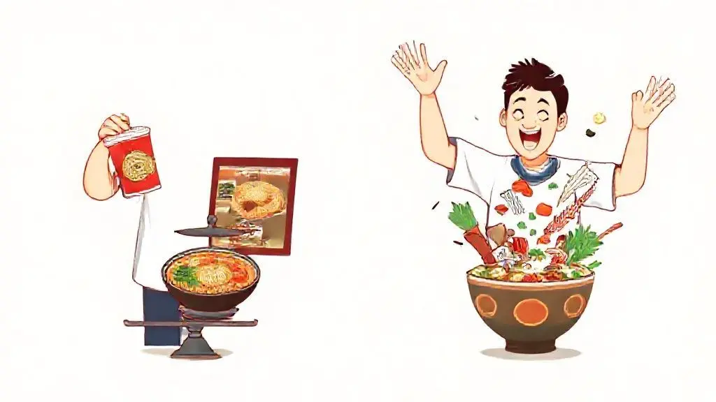 국물과 면 vs 건더기: 가격과 가치의 차이