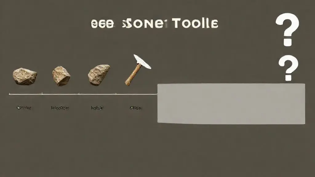 사라진 중간 단계의 석기들