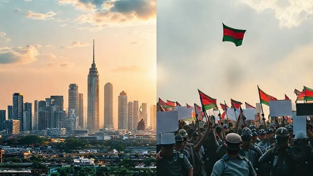 분열된 여론과 경제 성장의 그림자