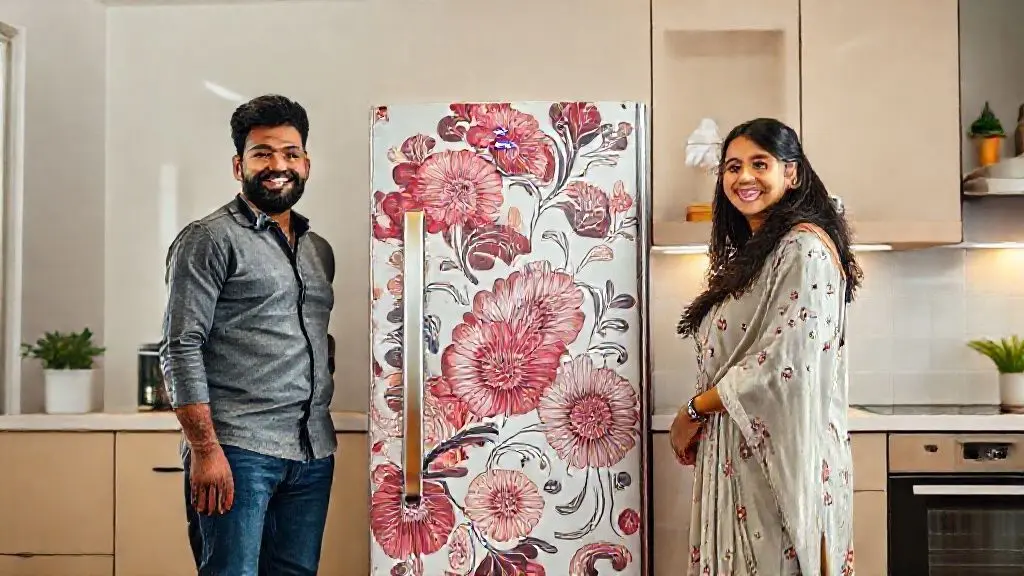 2. 추억의 '꽃무늬 냉장고'가 인도의 트렌드가 되다