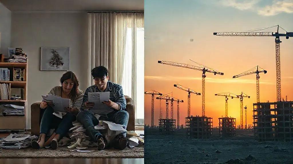 2. 꽁꽁 얼어붙은 시장, 비명 지르는 '영끌족'과 건설사