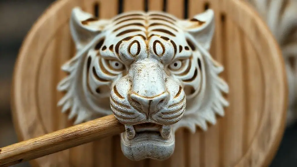 백호의 모습을 한 신성한 악기, '어(敔)'