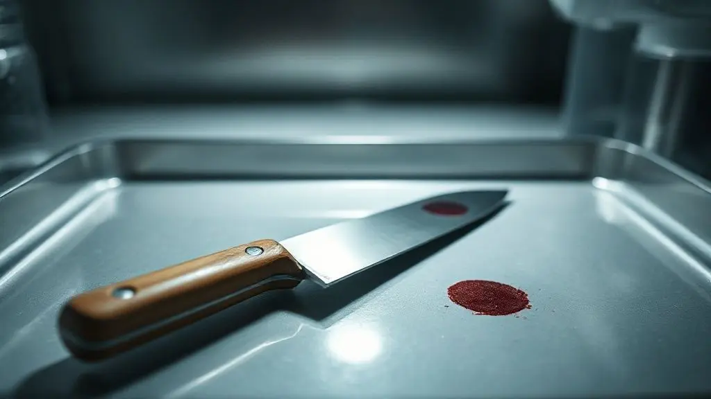 유일한 단서: 피 묻은 조각칼이 말하는 진실