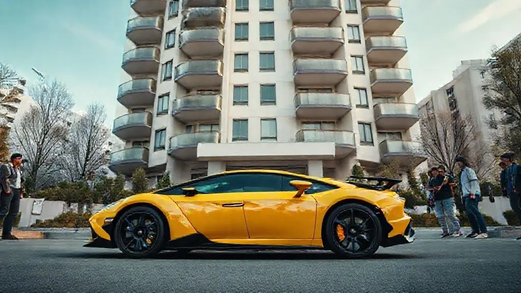황당한 사건: 람보르기니가 아파트 입구를 막은 사연