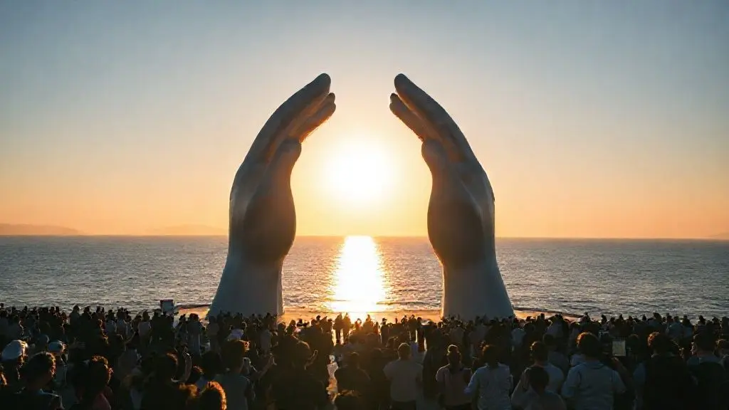 포항 호미곶: 상생의 손 사이로 솟아오르는 감동적인 일출