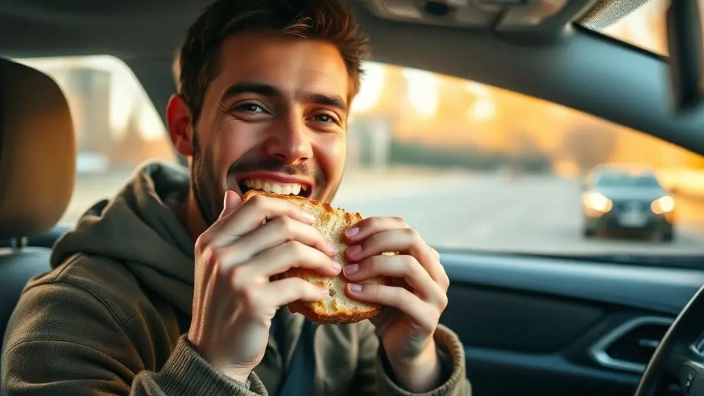 드라이브의 또 다른 즐거움, '먹방 취식 모드'