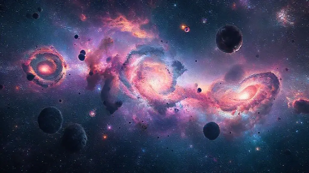 우주, 미지의 경이로운 캔버스