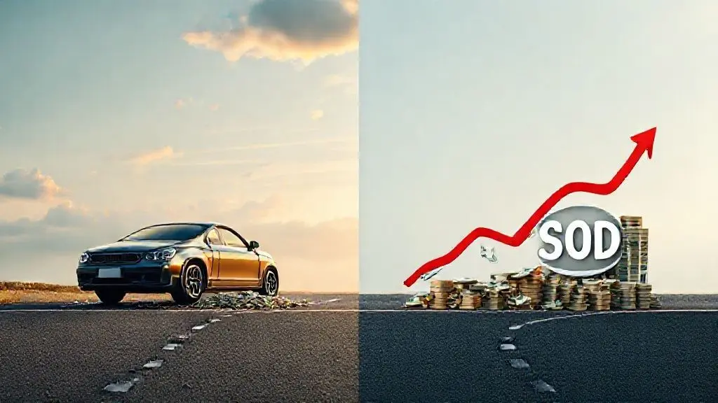 2. 20대, 자동차 vs. S&P 500: 5년 후 5천만 원의 격차