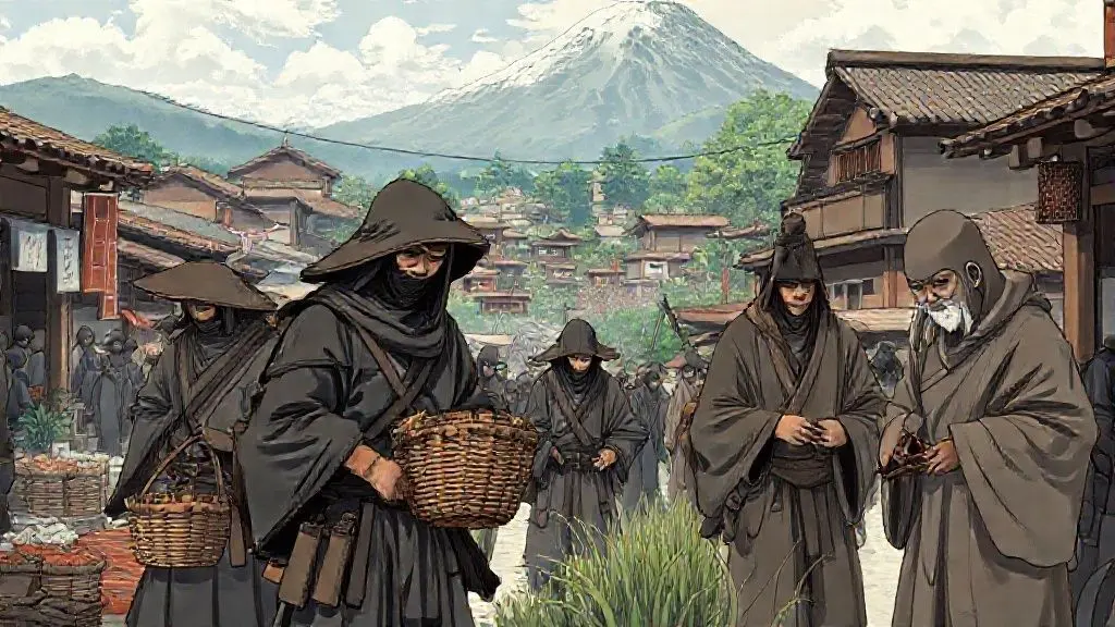 닌자의 숨겨진 진실: 초인 아닌 정보원, 그들의 생존 기술