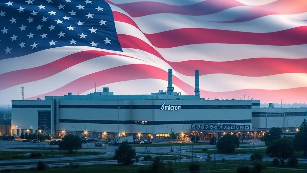 미국 정부의 강력한 지원: 단순한 부품사를 넘어선 마이크론