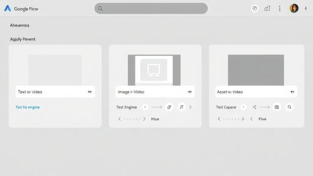 Flow 플랫폼 사용 가이드: T2V, I2V, 에셋 활용 및 인터페이스 탐구