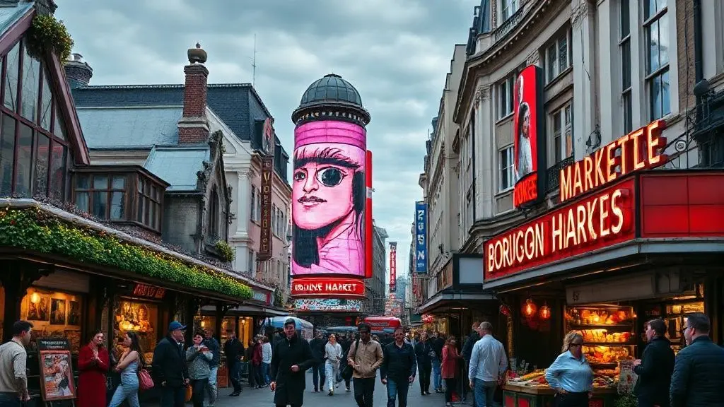 활기 넘치는 거리, 런던의 시장과 핫플레이스