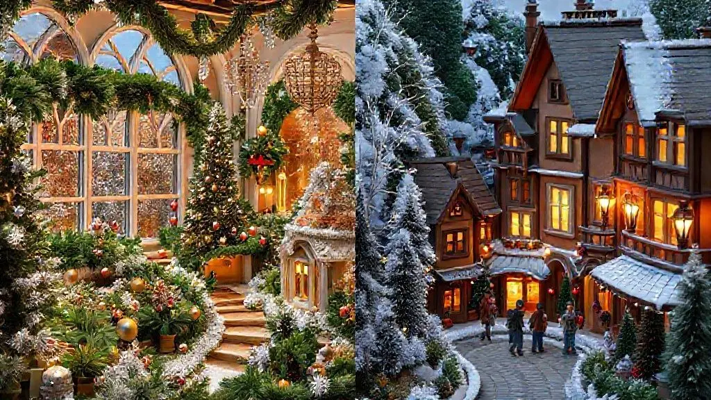 동화 속 크리스마스 마을로 떠나는 여행: 더현대 서울 & 샤롯데 빌리지