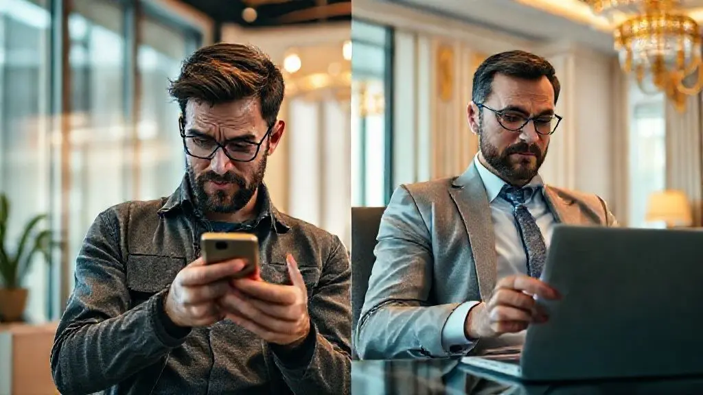 부자와 서민, 위기를 보는 두 가지 시선