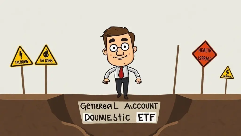 3. 절대 피해야 할 함정: 일반 계좌 국내 상장 ETF의 위험성