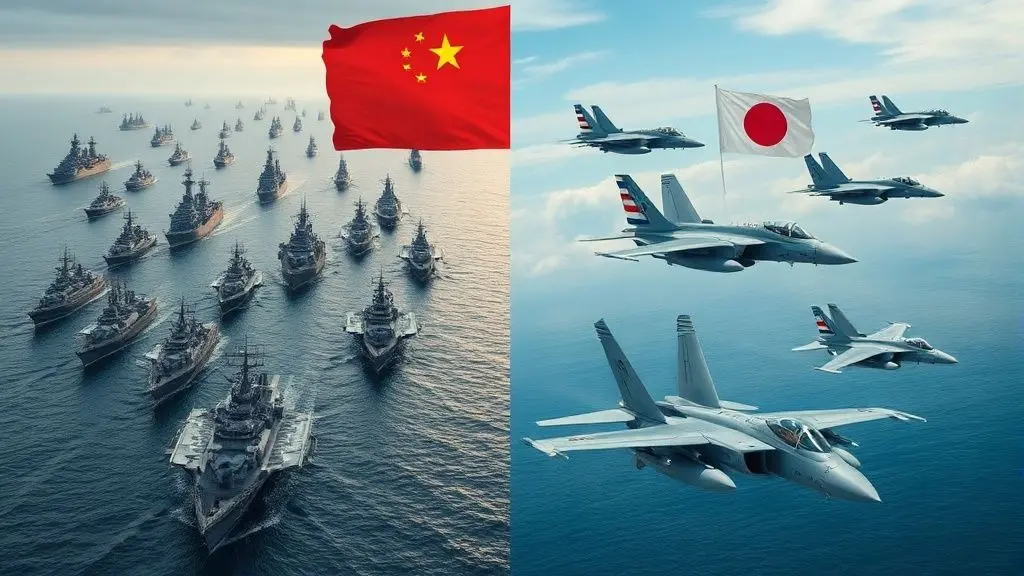 압도적인 군사력 격차와 중국의 자신감