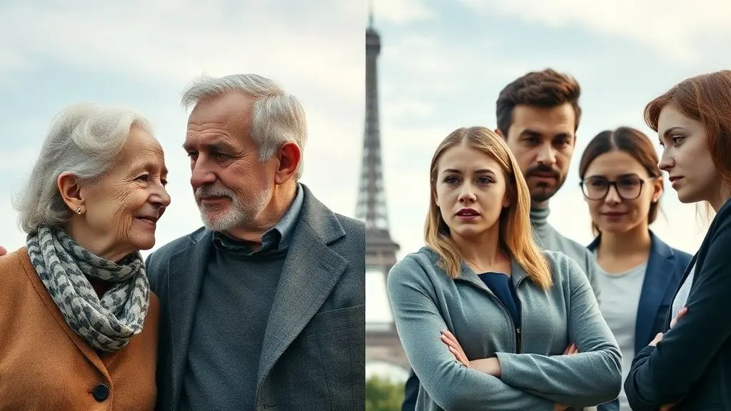 프랑스의 여론, 세대 간의 엇갈린 시선