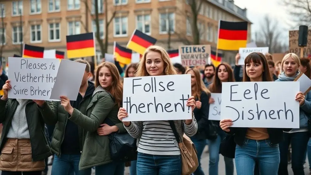 독일 청년들의 강한 반발과 등교 거부 운동