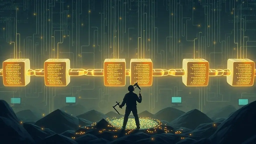 블록체인과 채굴: 은행 없이 작동하는 마법의 장부