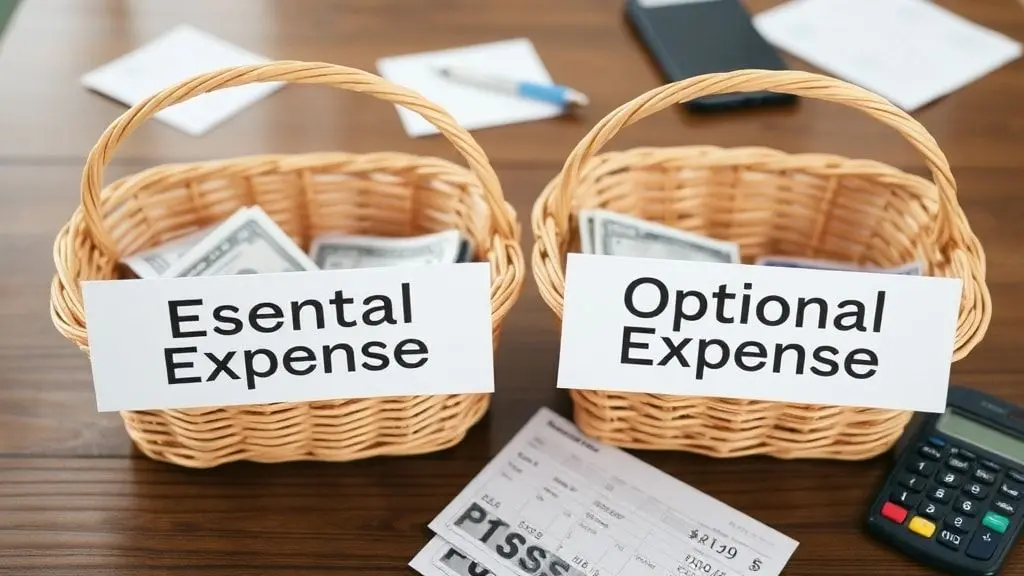 1. 지출을 두 바구니로 나누기: 필수와 선택