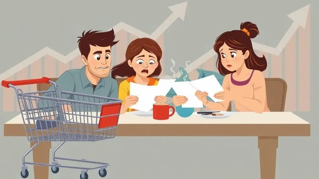 허리띠를 졸라매는 현실: 소비 위축과 위험한 가계 부채