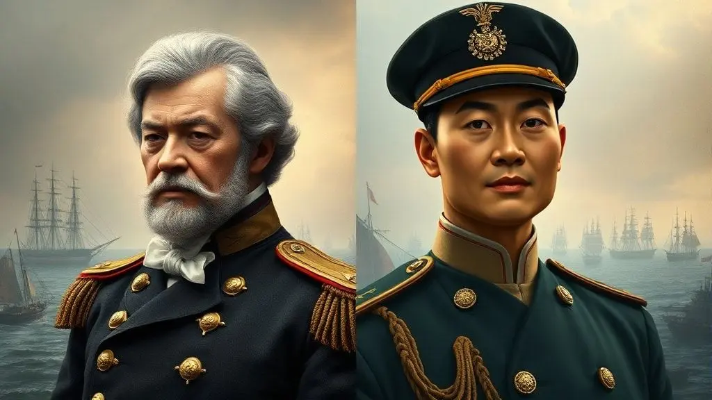 넬슨 제독과의 비교: 도덕적 품격의 차이