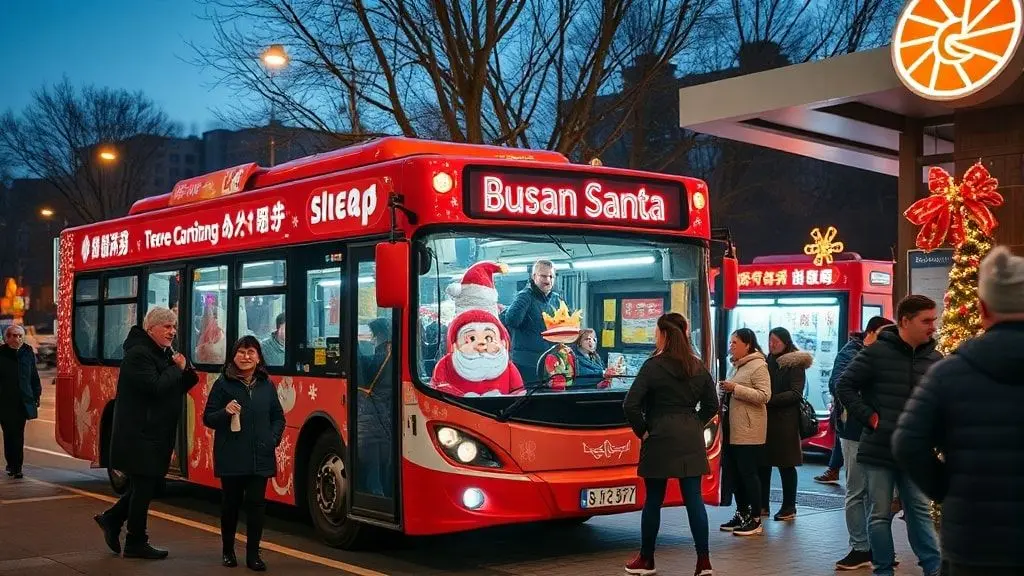 다시 만난 낭만, 부산 산타버스와 함께해요!