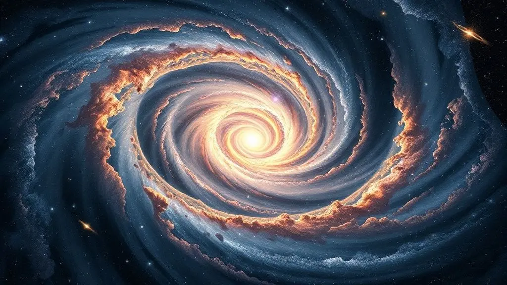 은하 전체가 거대한 폭풍: 소용돌이 나선 폭풍 은하의 역동성