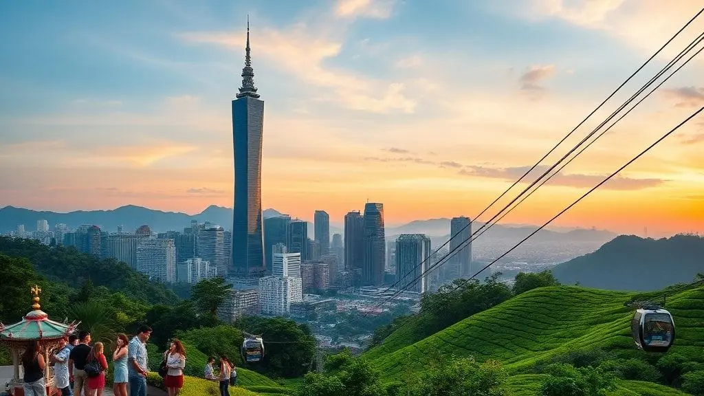 타이베이의 상징, 타이베이 101과 도심 속 힐링