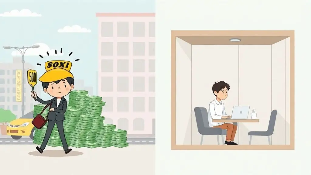 30만원의 귀가 vs 3만원의 하룻밤: 당신의 선택은?