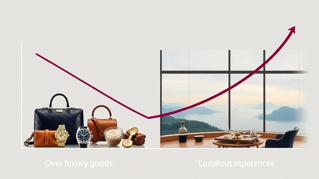 📉 사치품 시장의 역성장과 '경험 럭셔리'의 부상