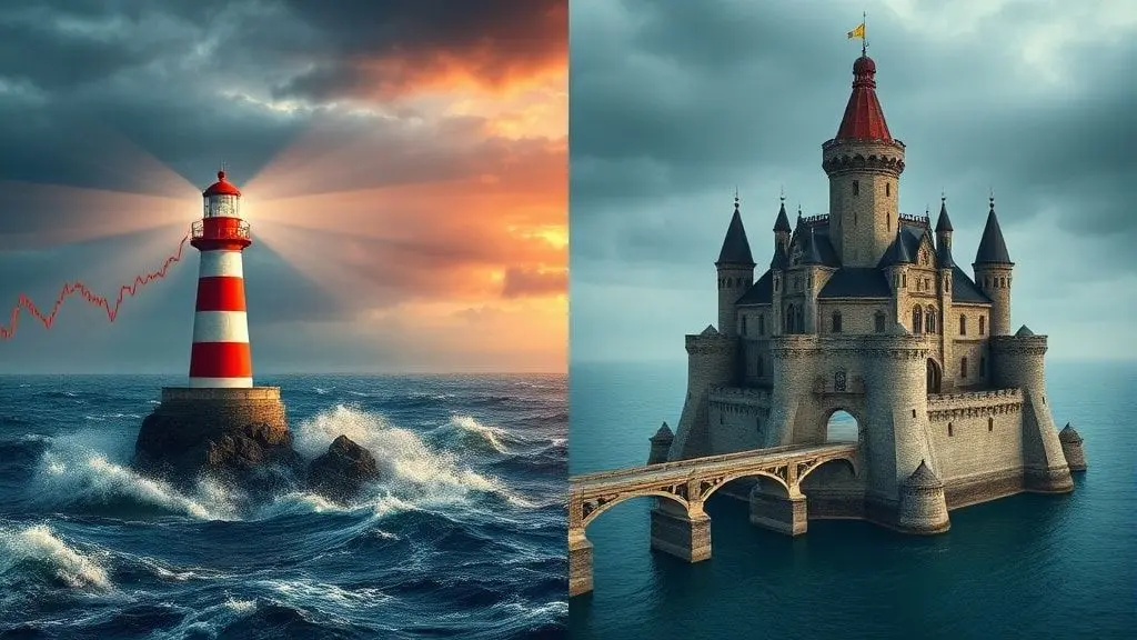 위기 속에서 살아남는 지혜: 등대 신호와 경제적 해자