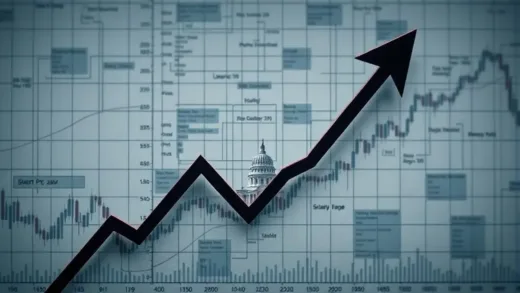 A complex financial graph with an arrow dramatically changing direction, symbolizing a significant shift in market strategy. A small icon of a government building or a hand of authority is subtly integrated into the background, hinting at intervention. The overall mood is serious and analytical.