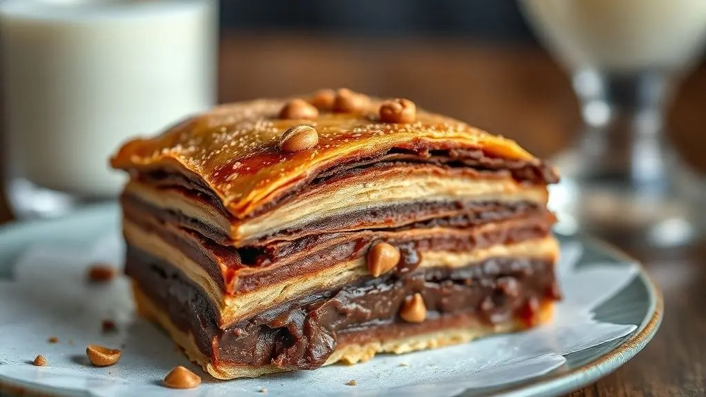 초콜릿 헤이즐넛 바클라바: 바삭함과 꾸덕함의 완벽한 조화