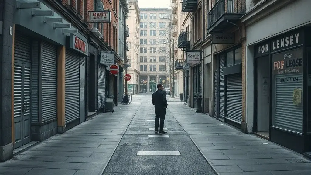 불황의 그림자: 위축되는 경제와 불안한 미래