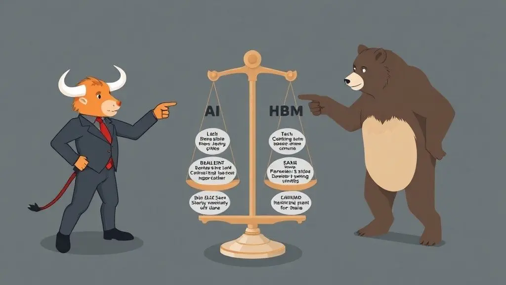 강세론 vs 비관론: 마이크론의 미래를 둘러싼 뜨거운 논쟁