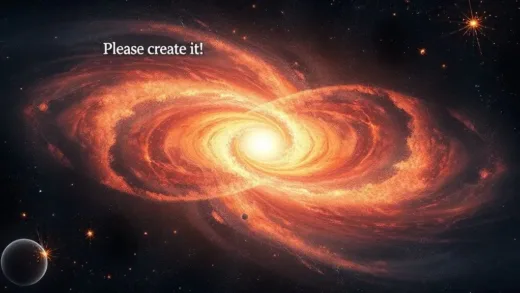 A breathtaking illustration of the Big Bang, with swirling cosmic dust and nascent galaxies, emphasizing the moment of creation and the vastness of the universe.