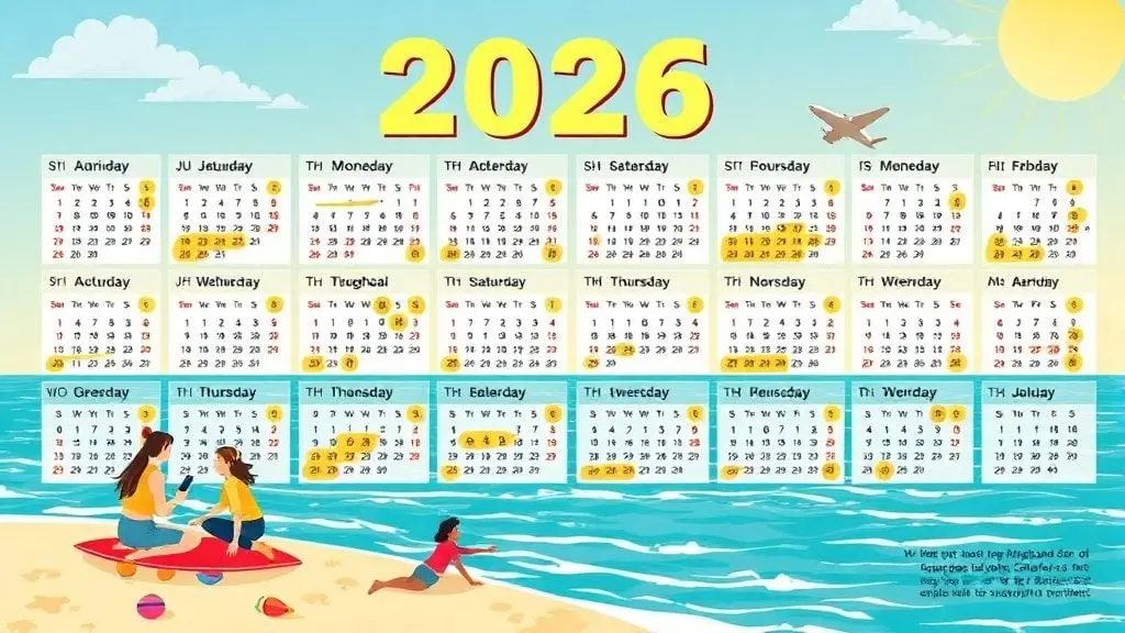 2026년 공휴일, 황금 연휴를 잡아라!