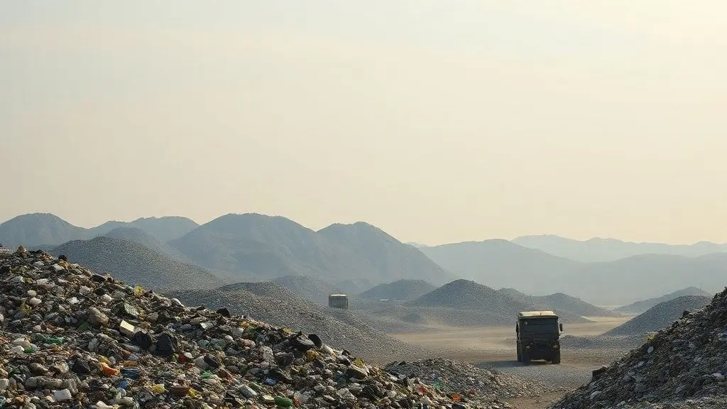 1. 현실: 산처럼 쌓인 쓰레기, 멈춰서는 안 될 우리 사회의 심장