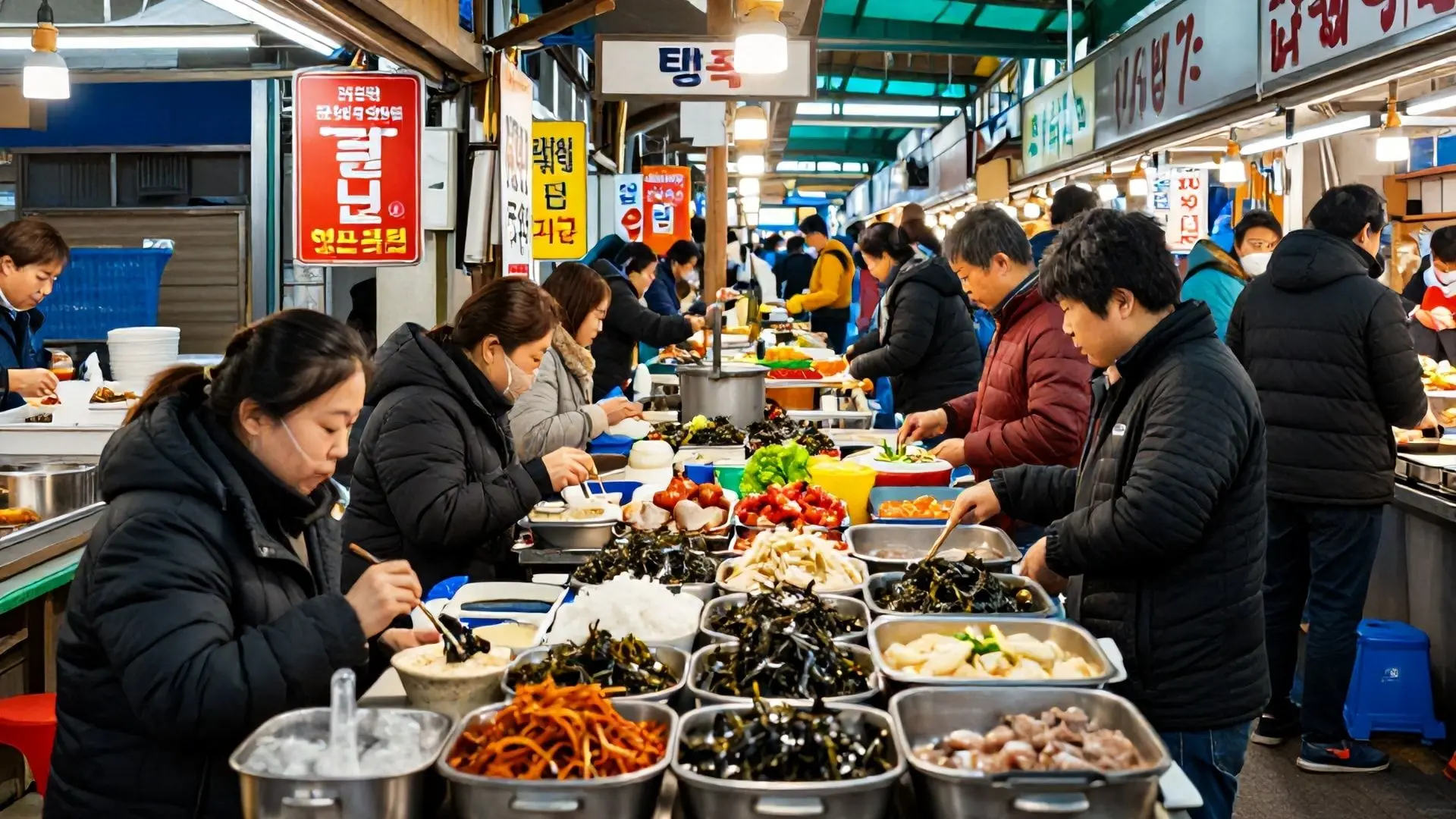 속초의 맛과 활력, 속초 중앙시장에서 경험하세요!