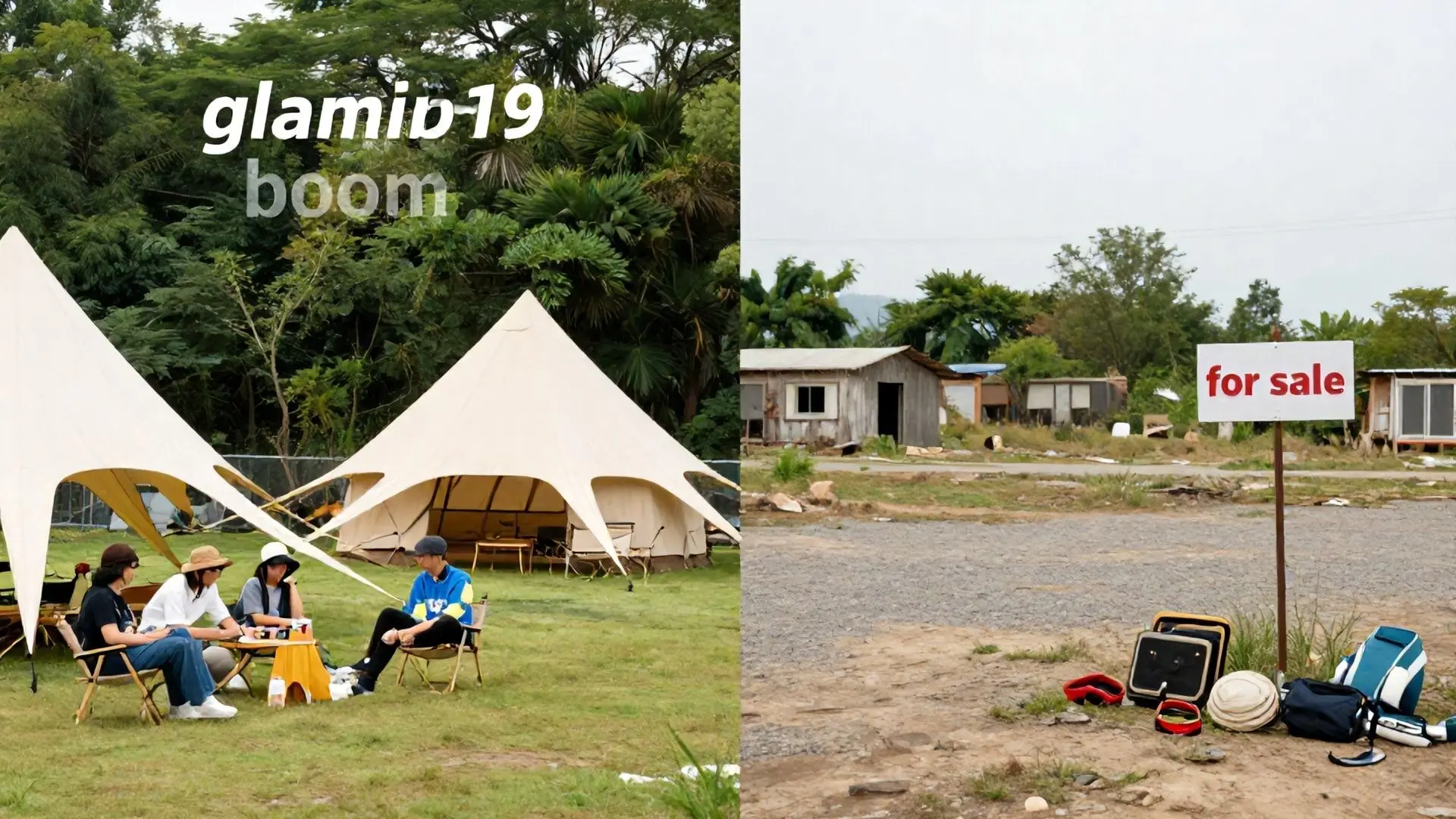 1. 캠핑 열풍, 짧은 전성기와 급격한 하락