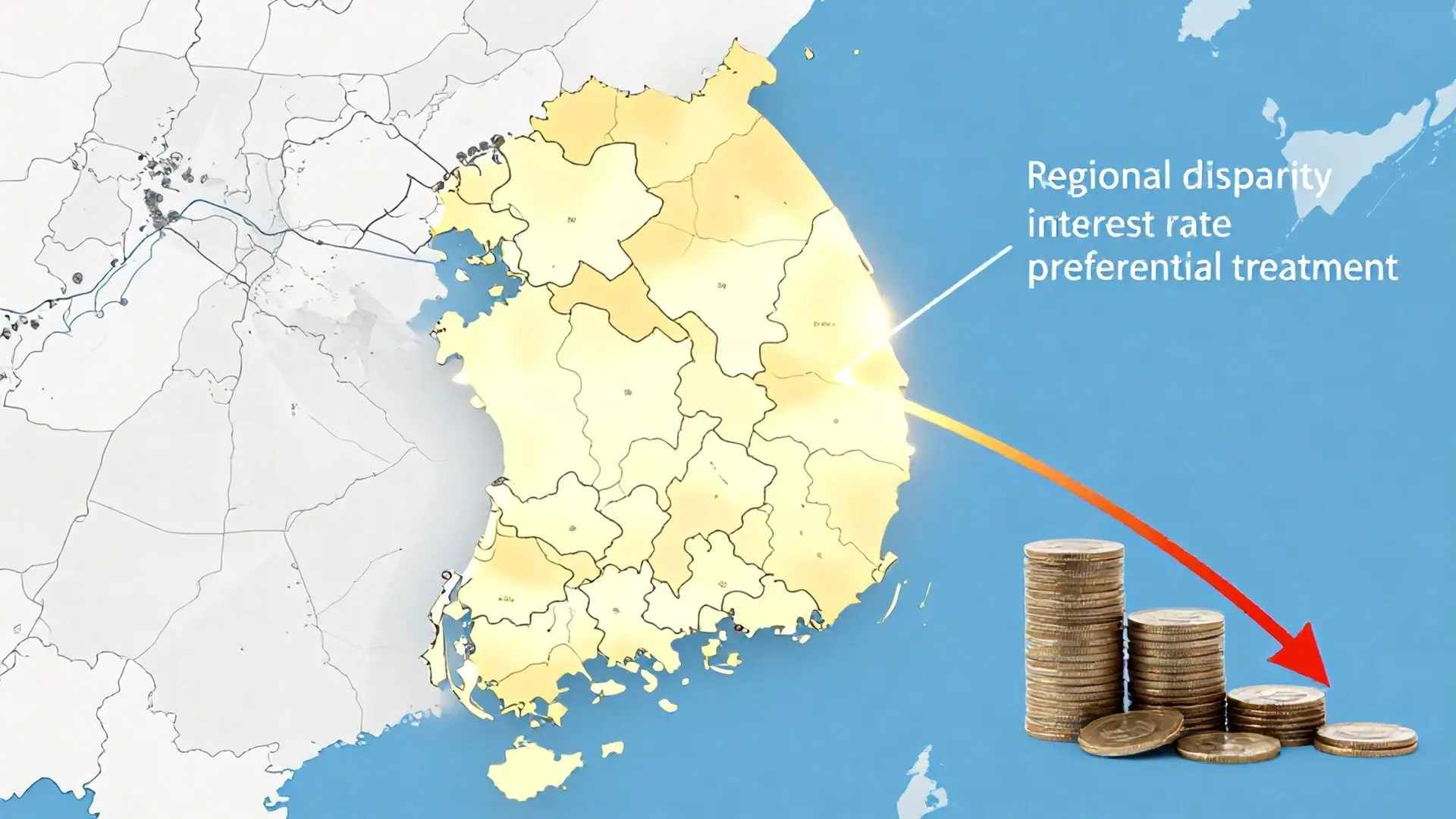 파격적인 금리 혜택! 지역 격차 해소 우대 금리 도입