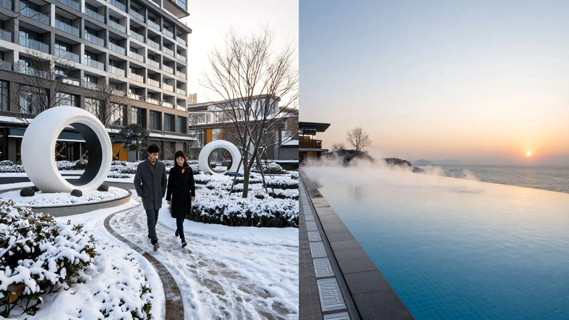 도심 근교의 예술적 영감과 낭만적인 겨울 바다: 이색적인 경험을 찾아서