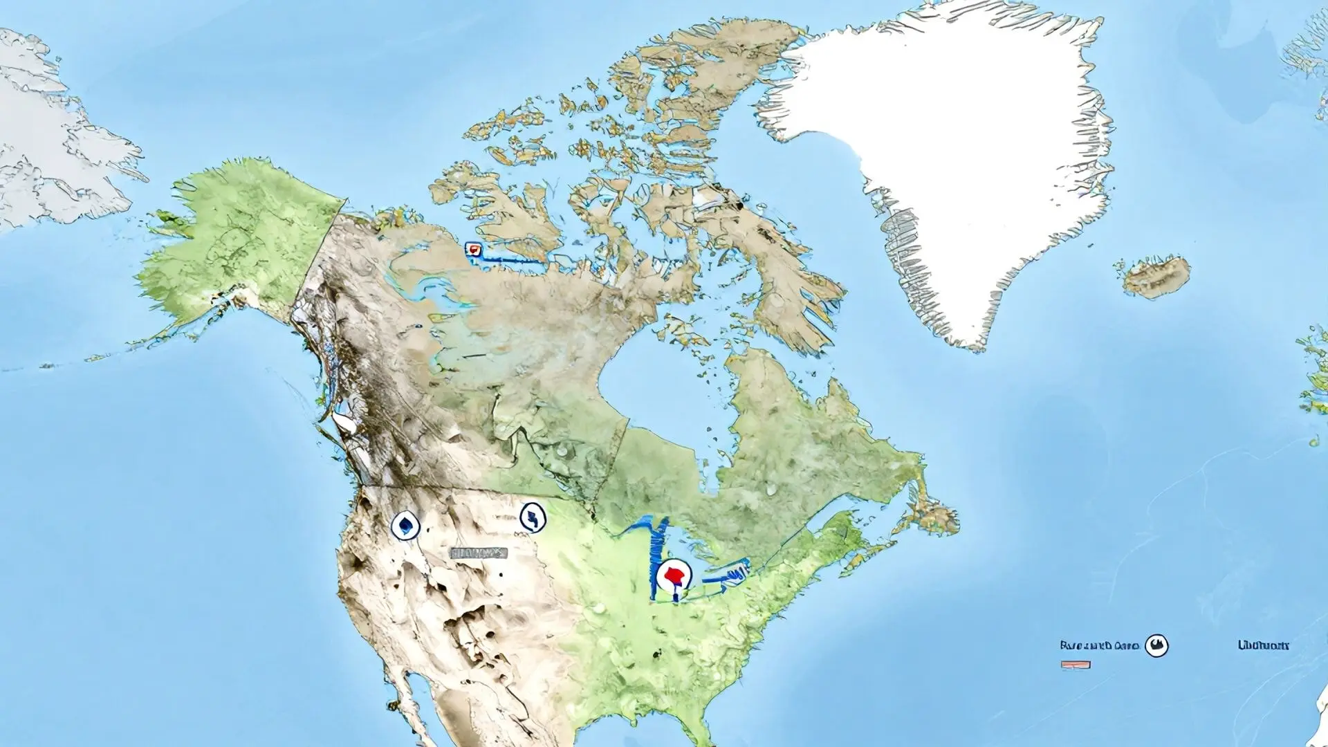 북미의 핵심: 그린란드, 캐나다, 멕시코