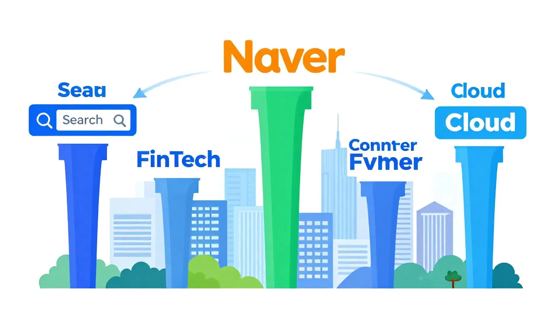 네이버 5대 핵심 서비스: 일상을 움직이는 견고한 엔진