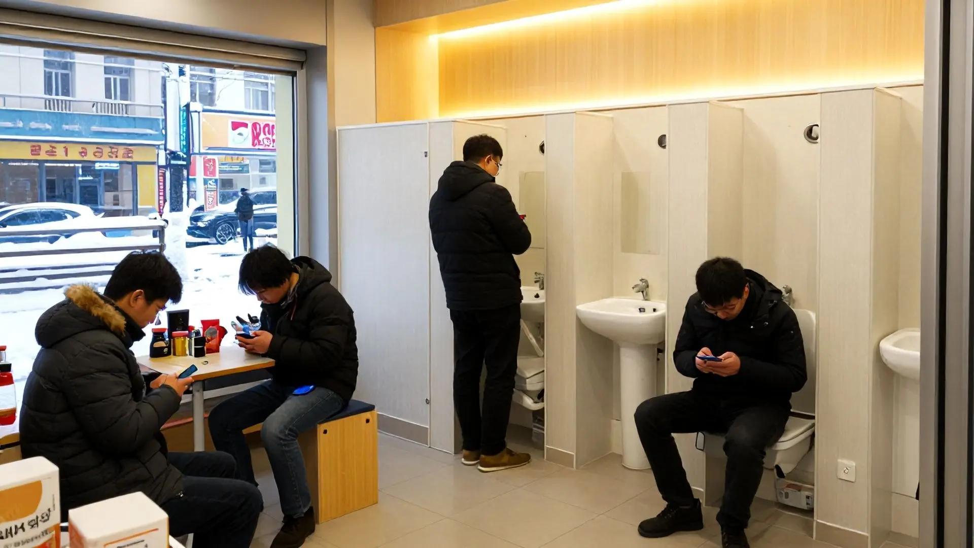 2. 혹독한 추위와 인프라의 결핍, 한국 편의점이 채우다